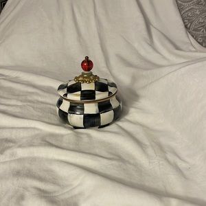 Mackenzie-Childs  Courtly check covered dish